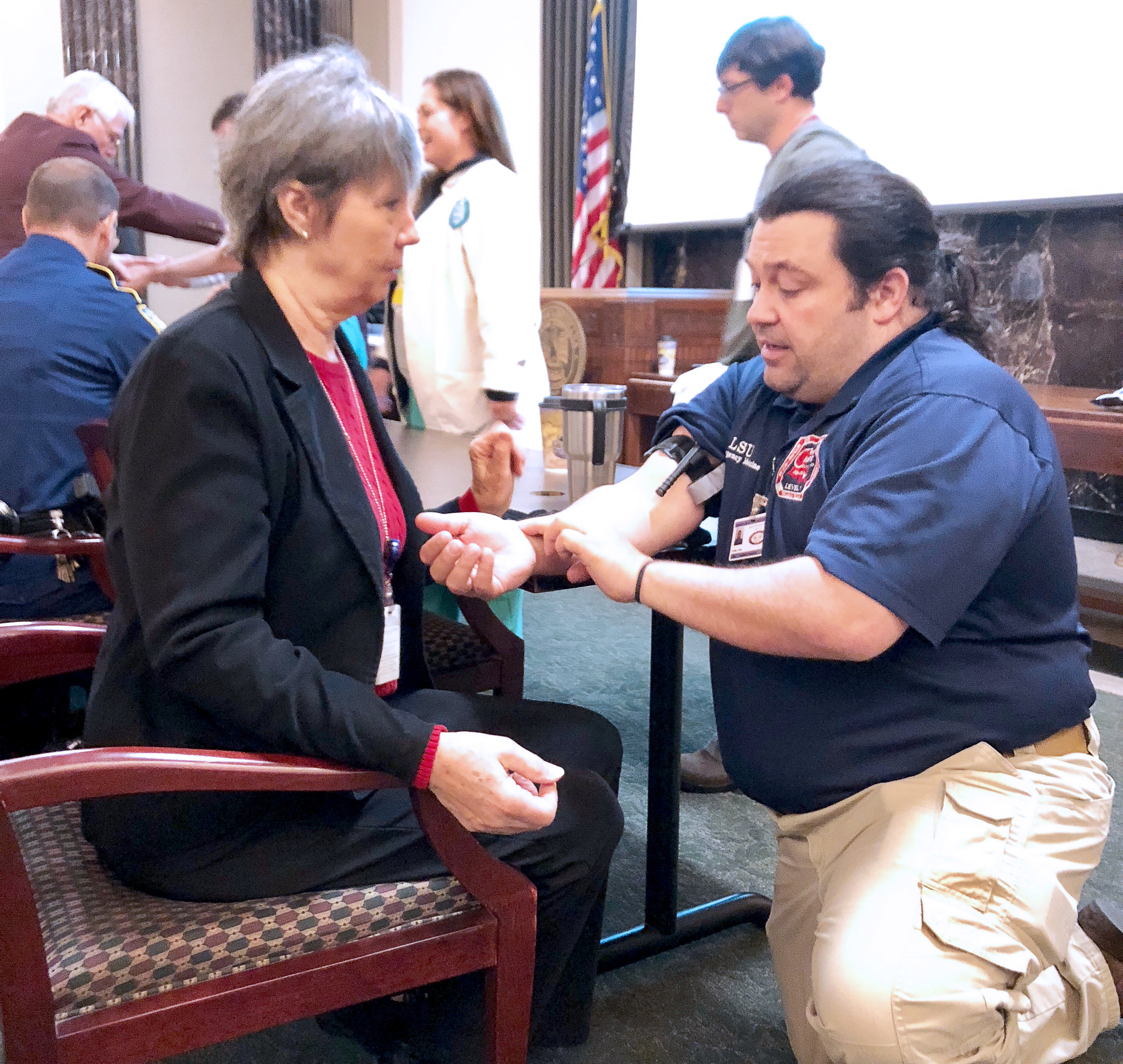 LSU Health New Orleans' Dr. Luke LeBas teaches Stop the Bleed